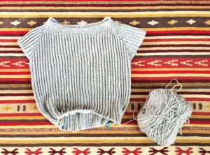 knitting with recycled yarn